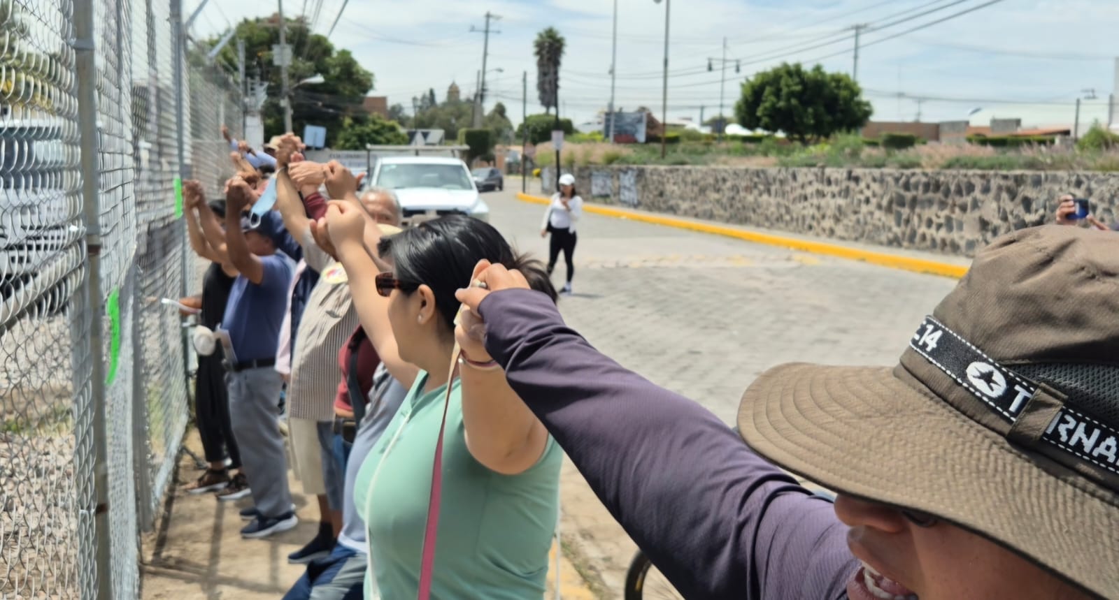 Habitantes de San Andrés Cholula exigen transparencia sobre obras en predio La Virgen y piden frenar trabajos