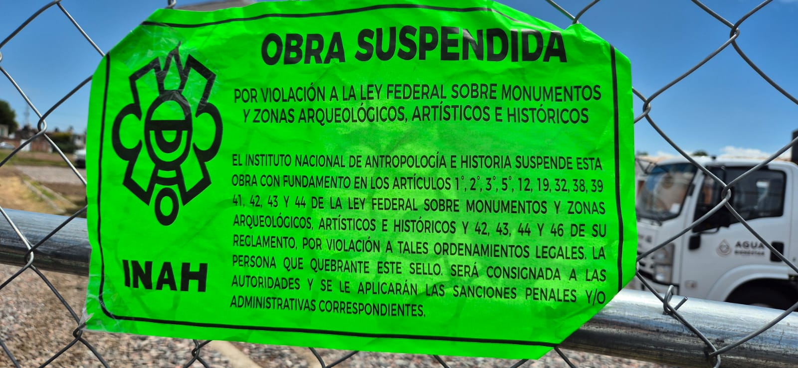 Habitantes de San Andrés Cholula exigen transparencia sobre obras en predio La Virgen y piden frenar trabajos