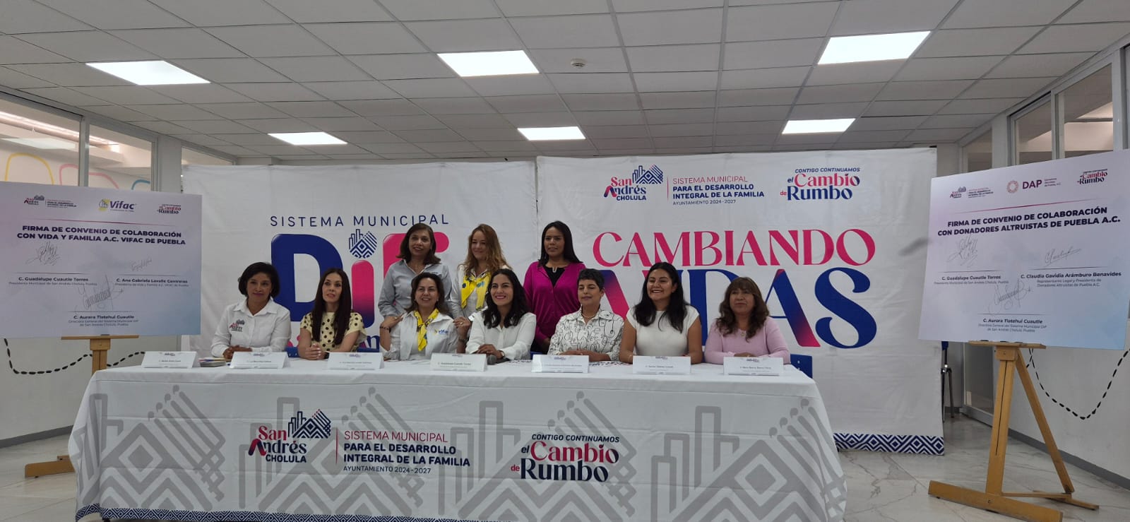 Guadalupe Cuautle consolida red de apoyo social con alianzas a favor de mujeres y familias vulnerables