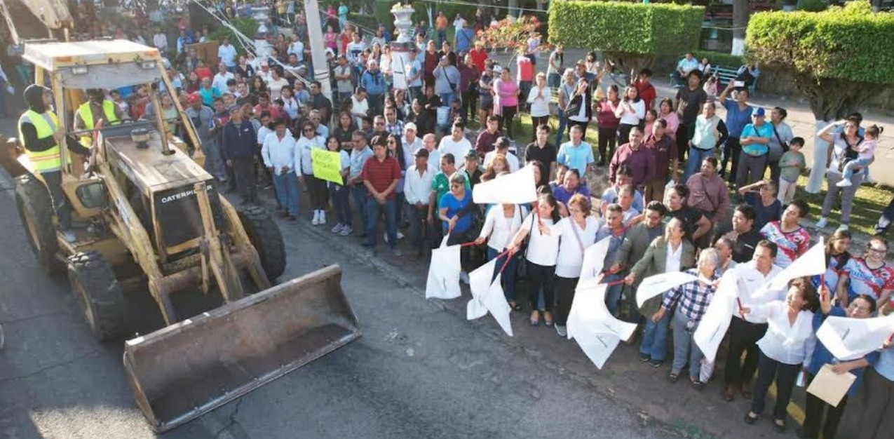Inicio de obra de rehabilitación de la carretera Metepec–Atlimeyaya en Atlixco