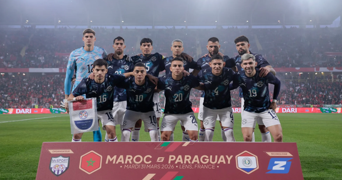Jugadores de Paraguay celebran la eliminación de Alemania en el Mundial 2026.