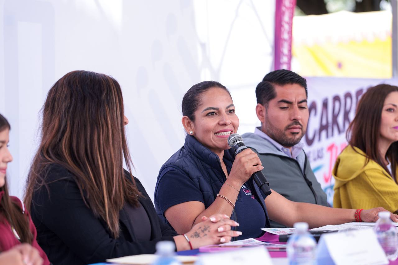 Presenta Lupita Cuautle la carrera "Corre por las Juventudes 2026" para impulsar el deporte y la vida saludable