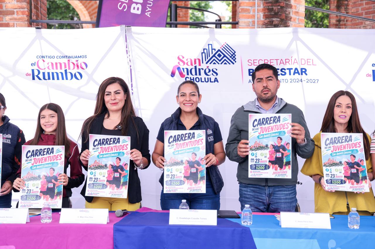 Presenta Lupita Cuautle la carrera "Corre por las Juventudes 2026" para impulsar el deporte y la vida saludable