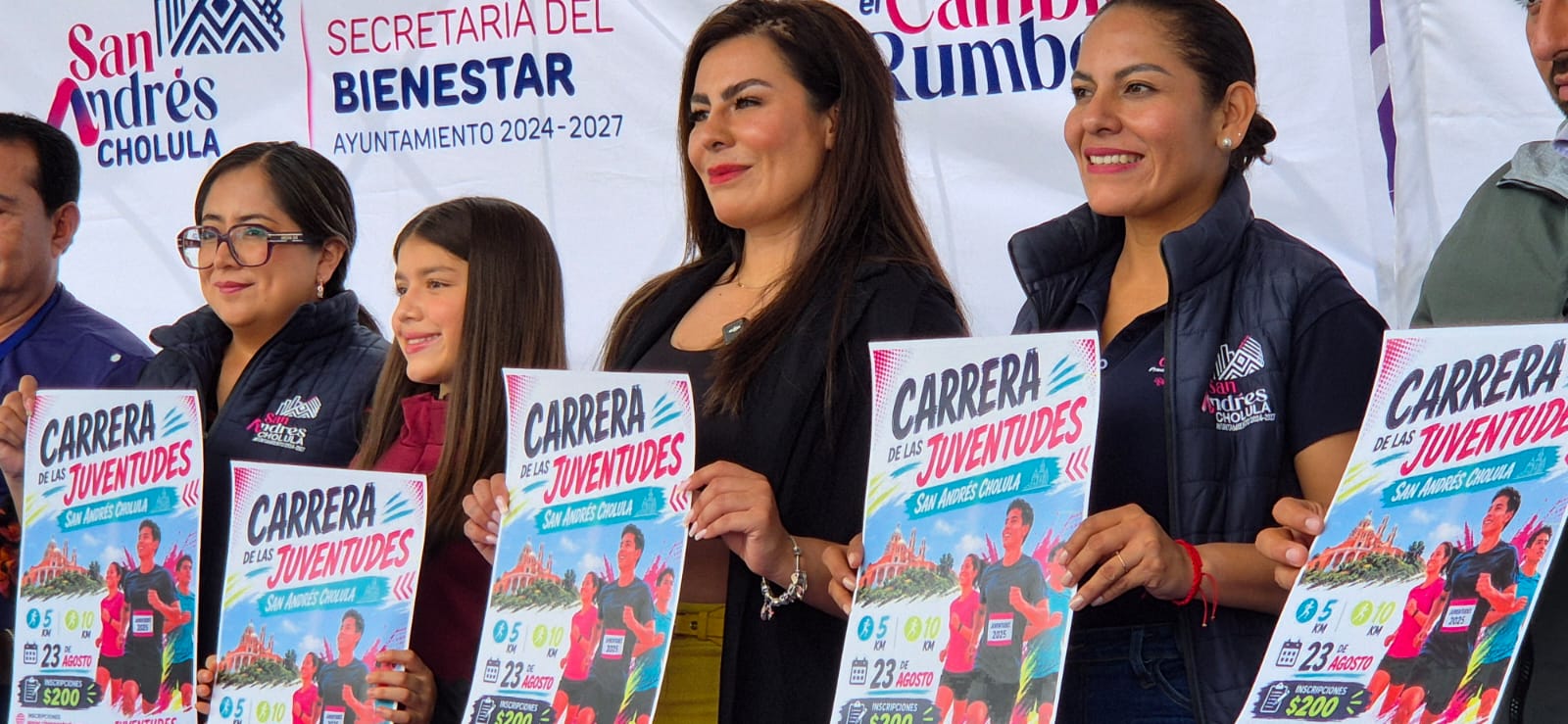 Más de 2 mil corredores prevén en "Corre por las Juventudes San Andrés Cholula 2026"