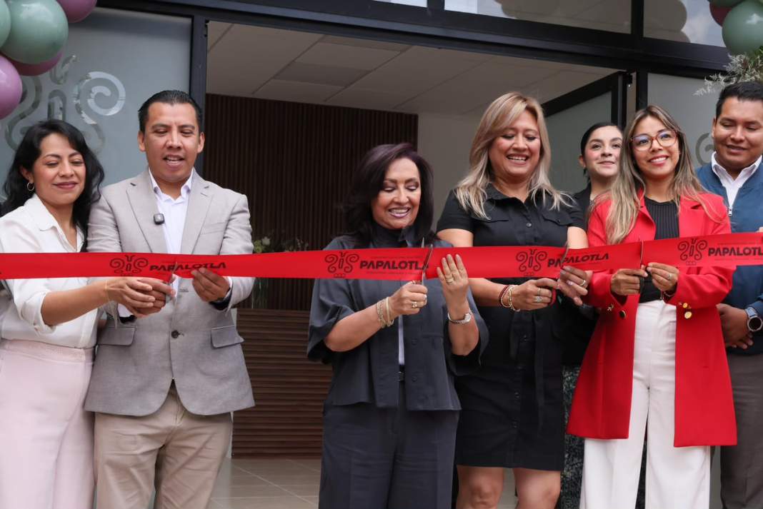 Inauguración del nuevo edificio de la UBR de Papalotla.