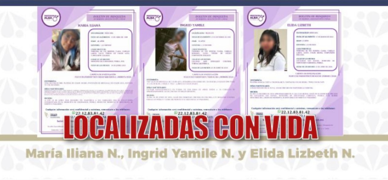 Personal de búsqueda durante un operativo del Protocolo Alba en Puebla.