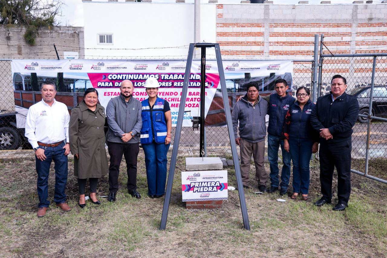 Gobierno de San Andrés Cholula fortalece infraestructura educativa en San Francisco Acatepec