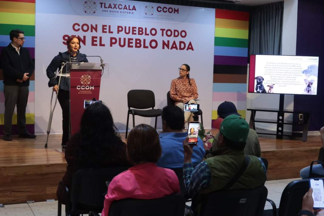 Personal veterinario atendiendo perros y gatos en Tlaxcala.