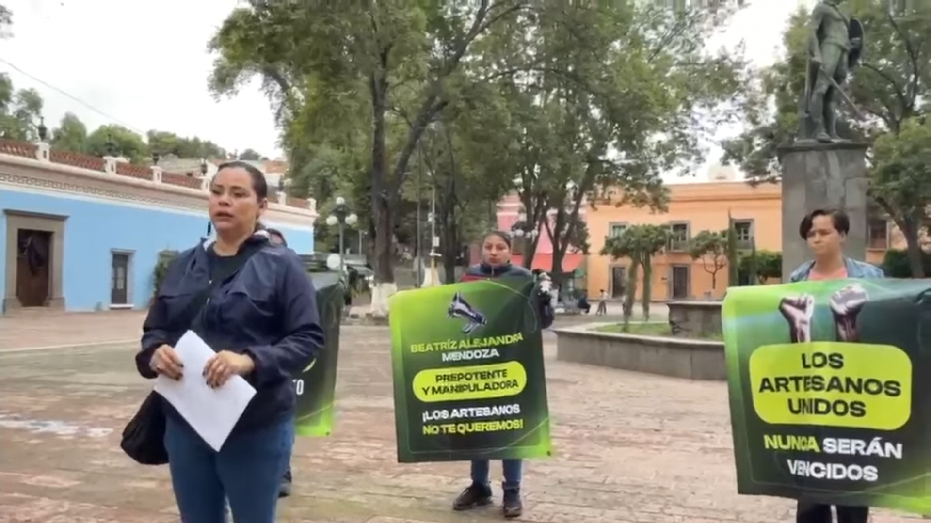 Artesanos de Plaza Xicohténcatl denuncian irregularidades y abusos en contrato de comodato