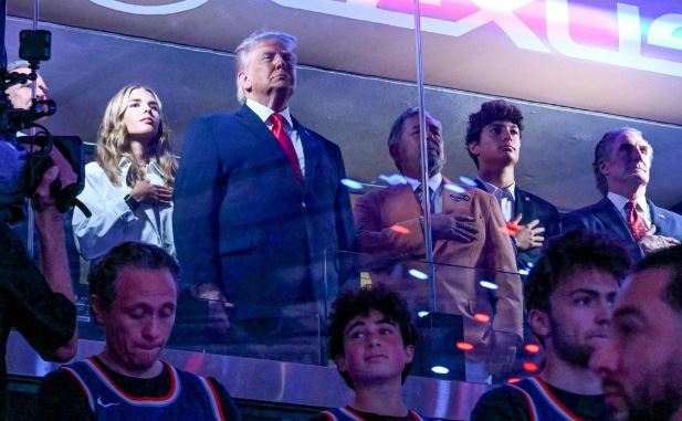 Nos dio mala suerte entre burla y verdad, Trump se presenta en el Madison Square y pierden los "Knicks"