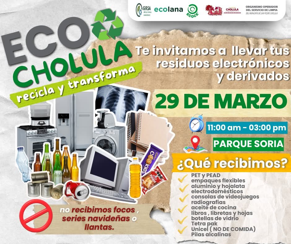 San Pedro Cholula impulsa acopio permanente de pilas alcalinas para proteger el medio ambiente