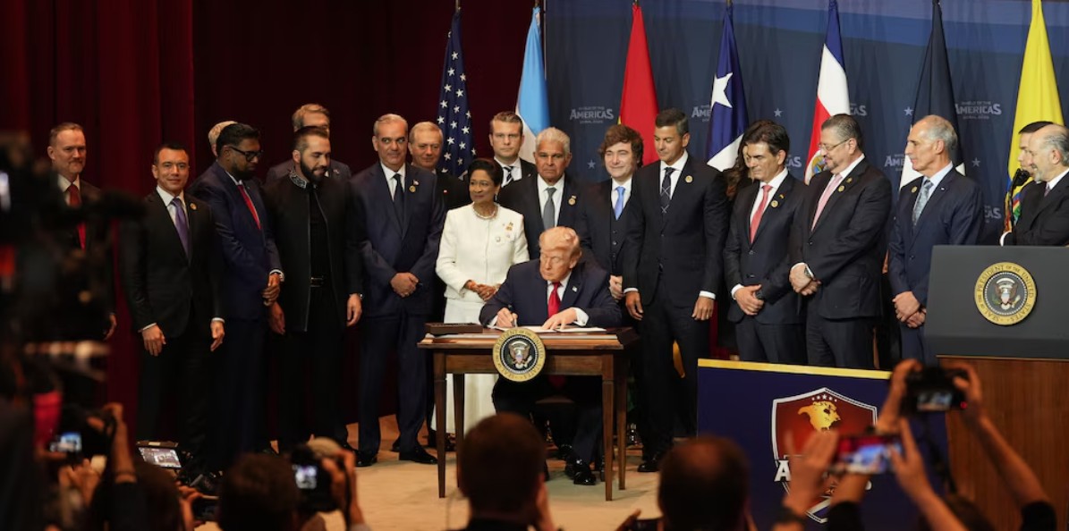 Trump habla sobre la ausencia de grandes economías latinoamericanas