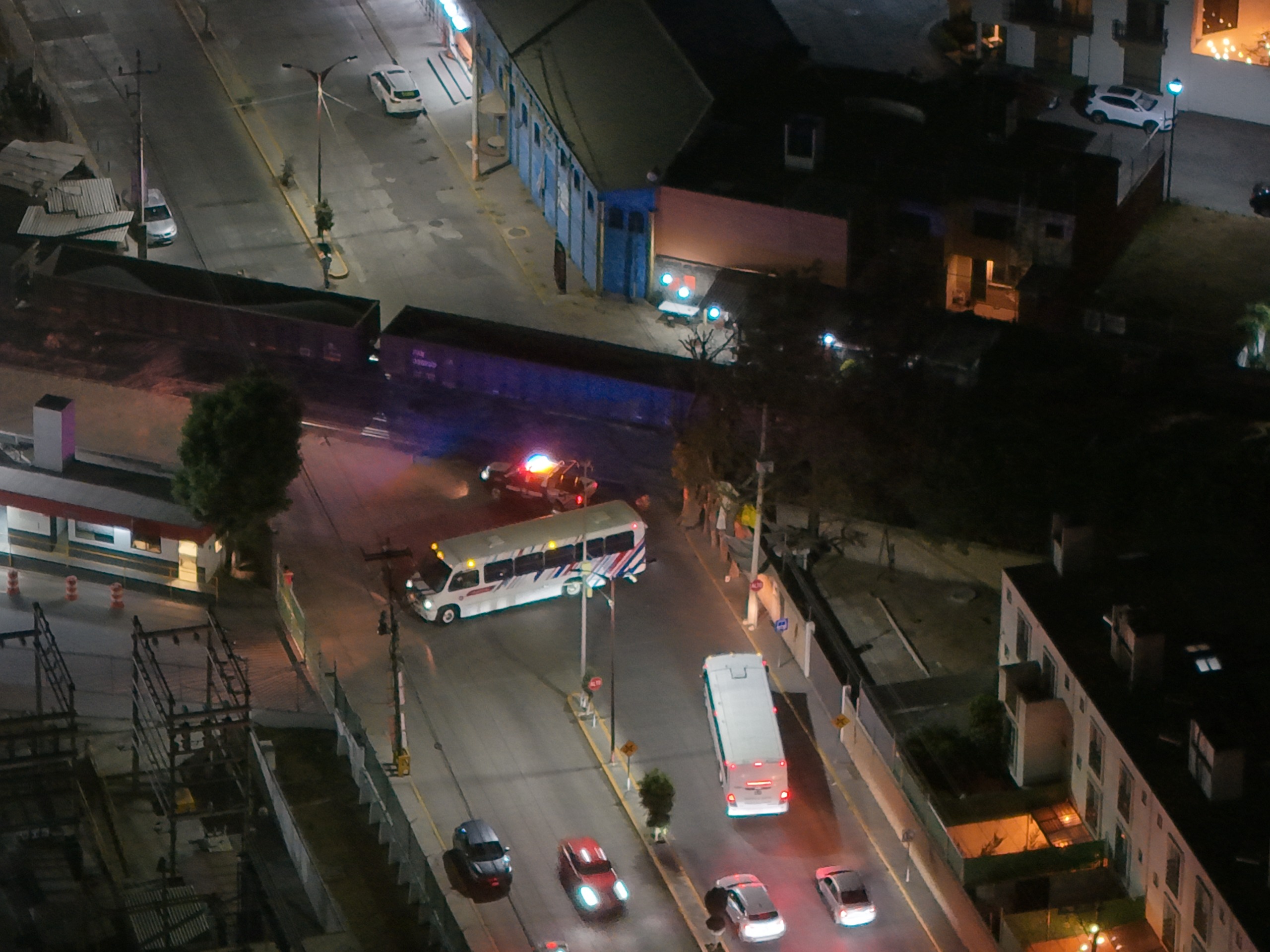 Dispositivo de la SSCCyPC por percance de tren de carga 