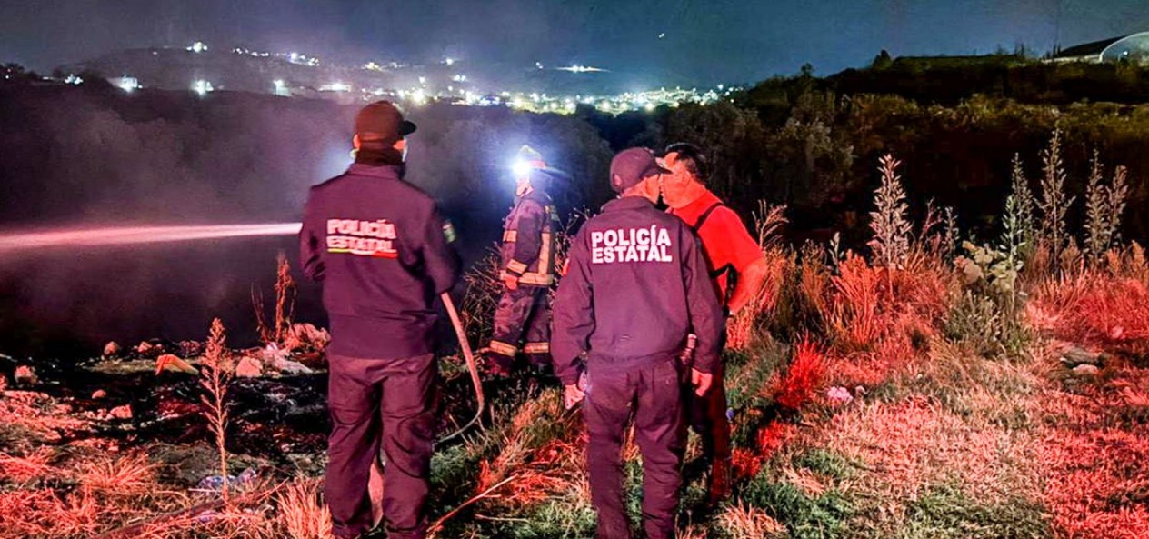 Rápida respuesta de autoridades logra controlar incendios en Puebla