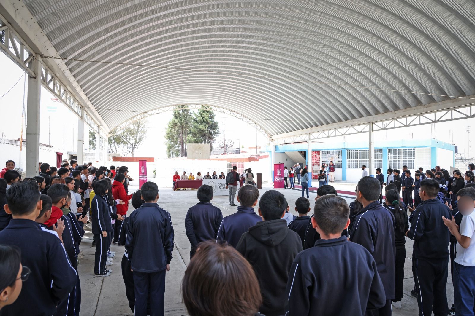 Cuautlancingo mejora infraestructura en la Telesecundaria Francisco Alatorre