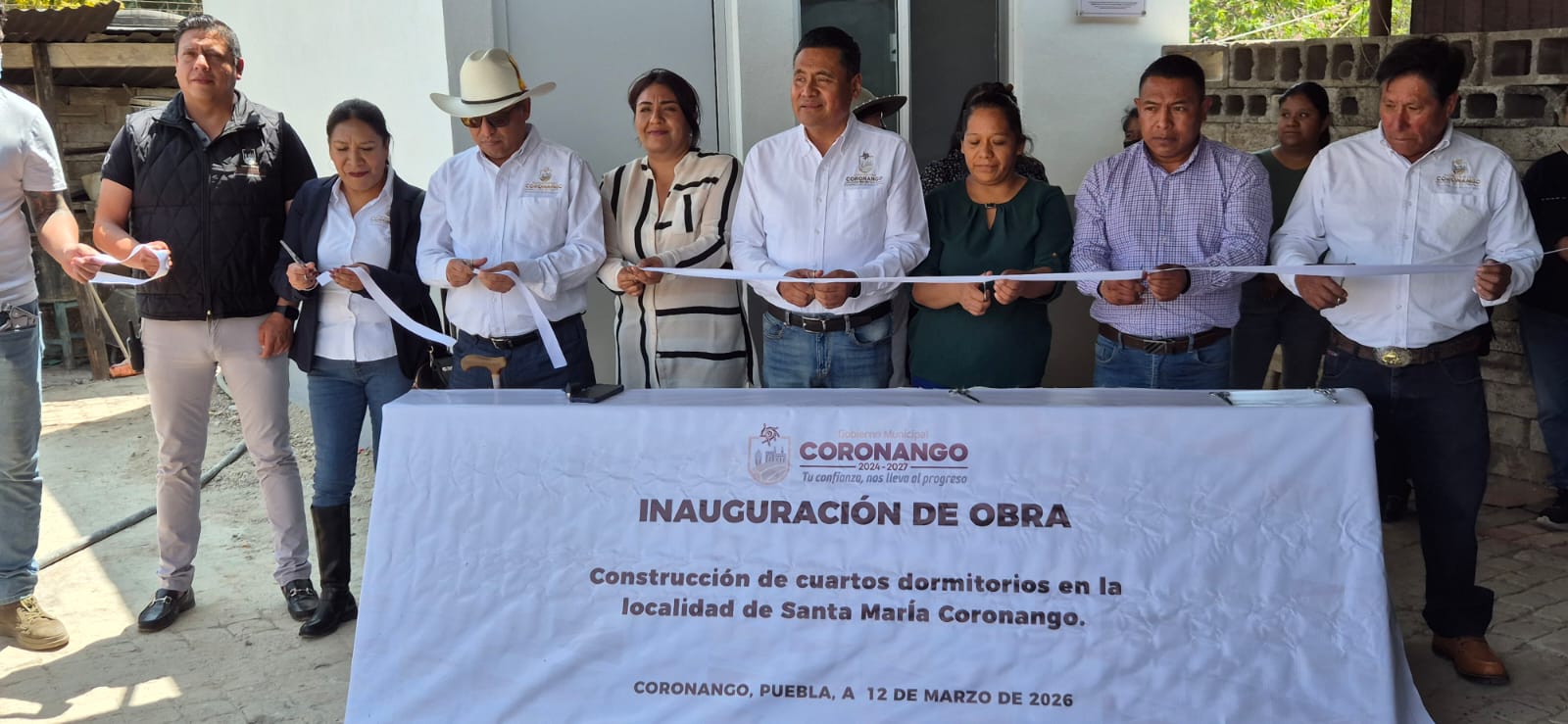 Entrega Armando Aguirre cuartos dormitorio para mejorar condiciones de vida