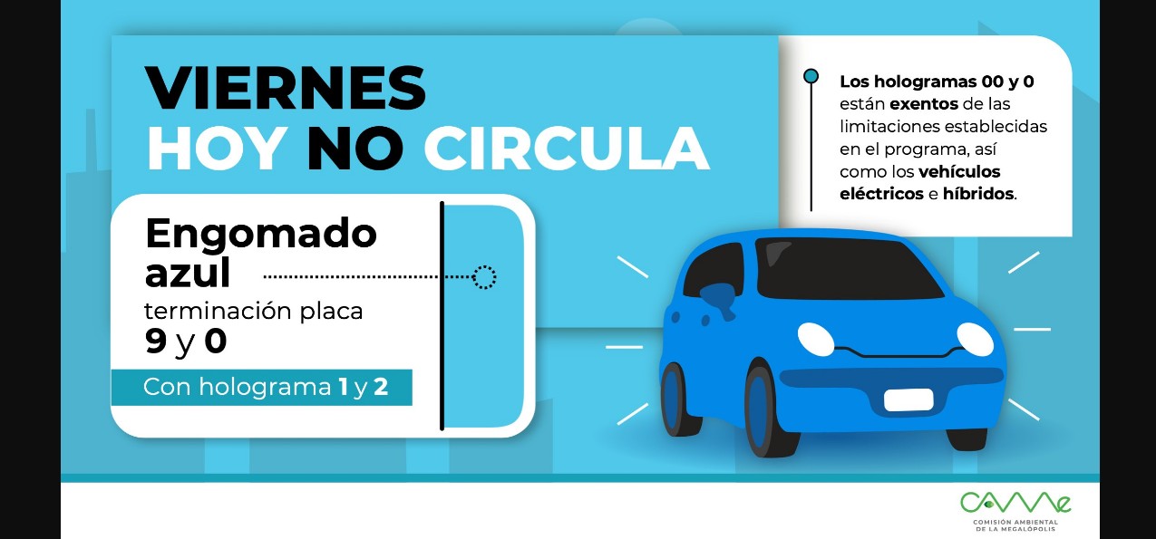 Hoy No Circula viernes 13 de marzo: qué autos no pueden circular hoy