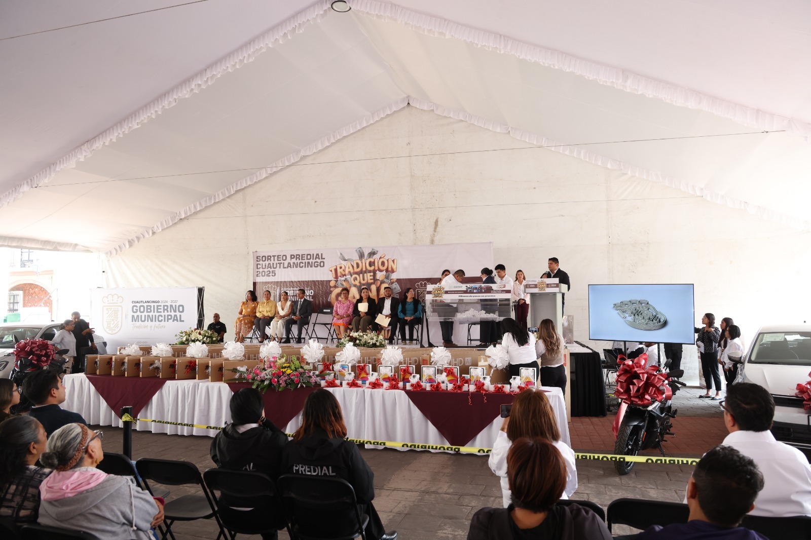 Gobierno de Cuautlancingo reconoce a contribuyentes cumplidos con Sorteo Predial 