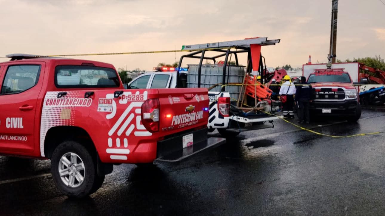 Accidente vehicular provoca movilización de cuerpos de emergencia en el Periférico Ecológico