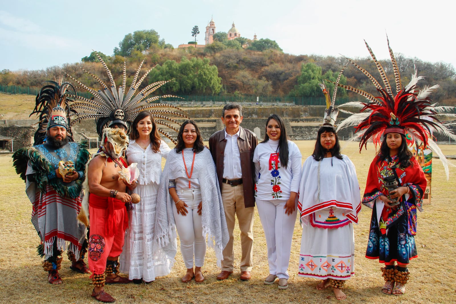 Presenta Tonantzin Fernández el Equinoccio 2026 en San Pedro Cholula