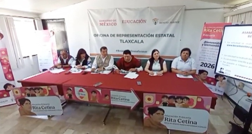 Tlaxcala acelera registro de la Beca Rita Cetina con módulos gratis y apoyo de 2 mil 500 pesos
