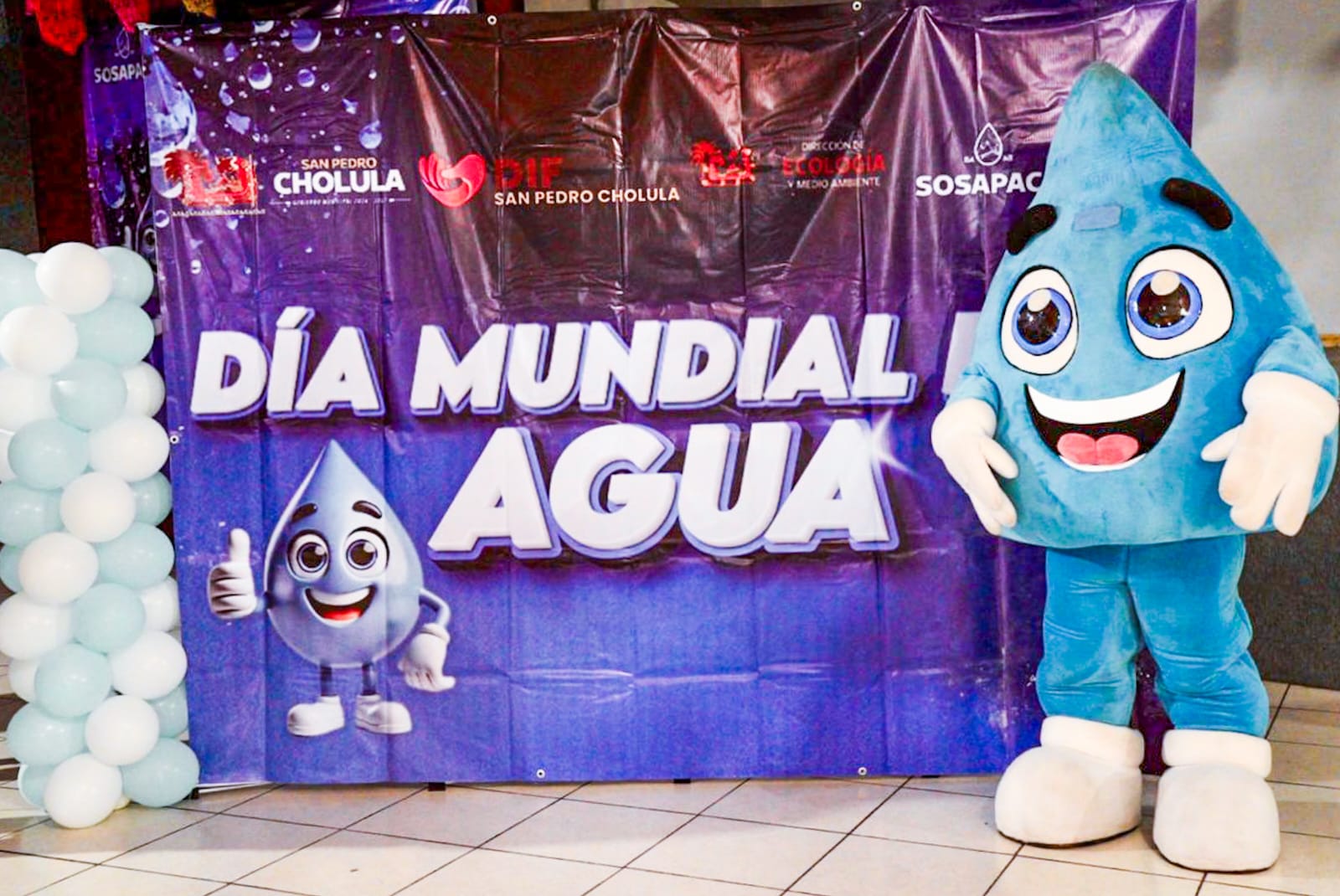 Fomenta SOSAPACH la cultura del cuidado del agua en la niñez cholulteca