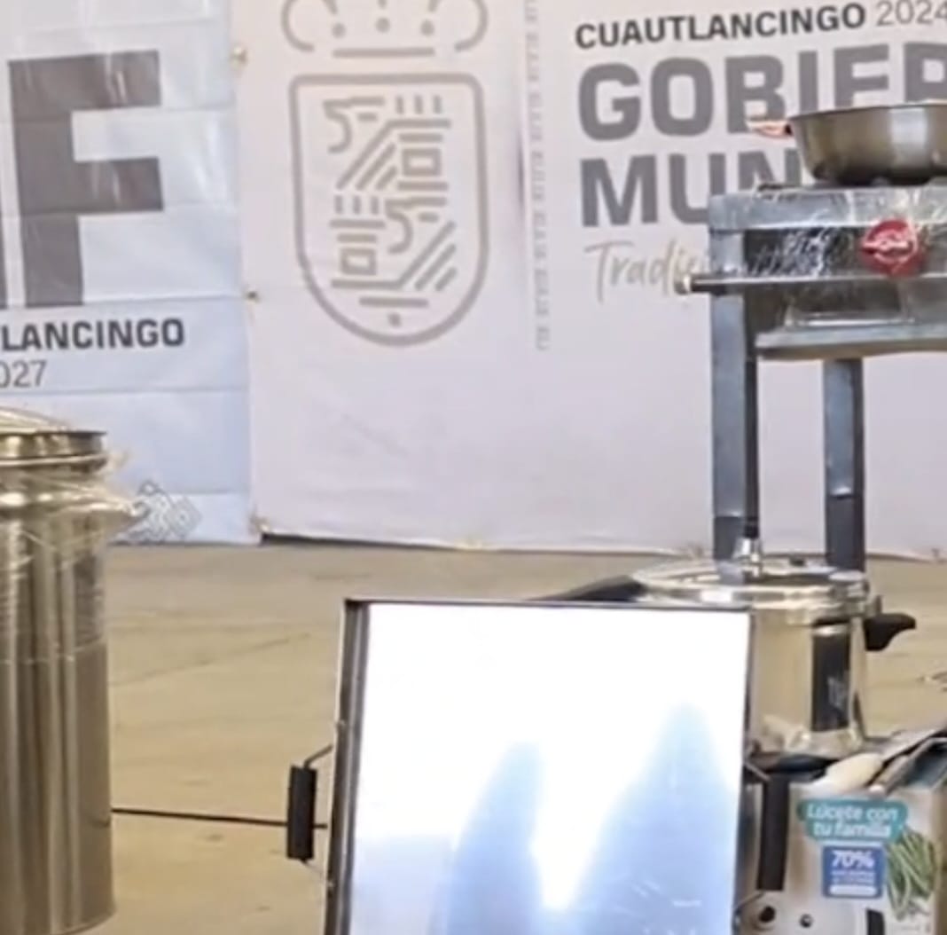 Reequipamiento de comedores escolares fortalece alimentación de la niñez en Cuautlancingo