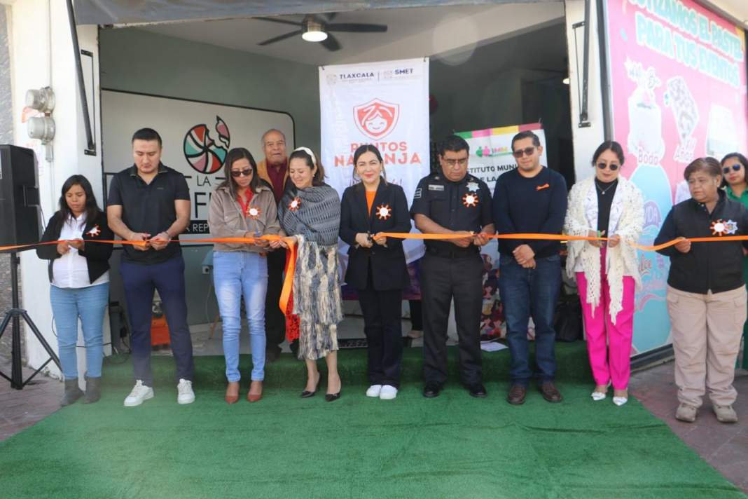 Tlaxcala activa 10 Puntos Naranja y refuerza espacios seguros para mujeres en San Pablo del Monte