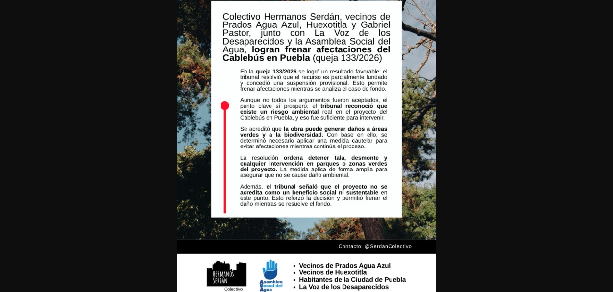 Suspensión provisional cambia el rumbo del proyecto