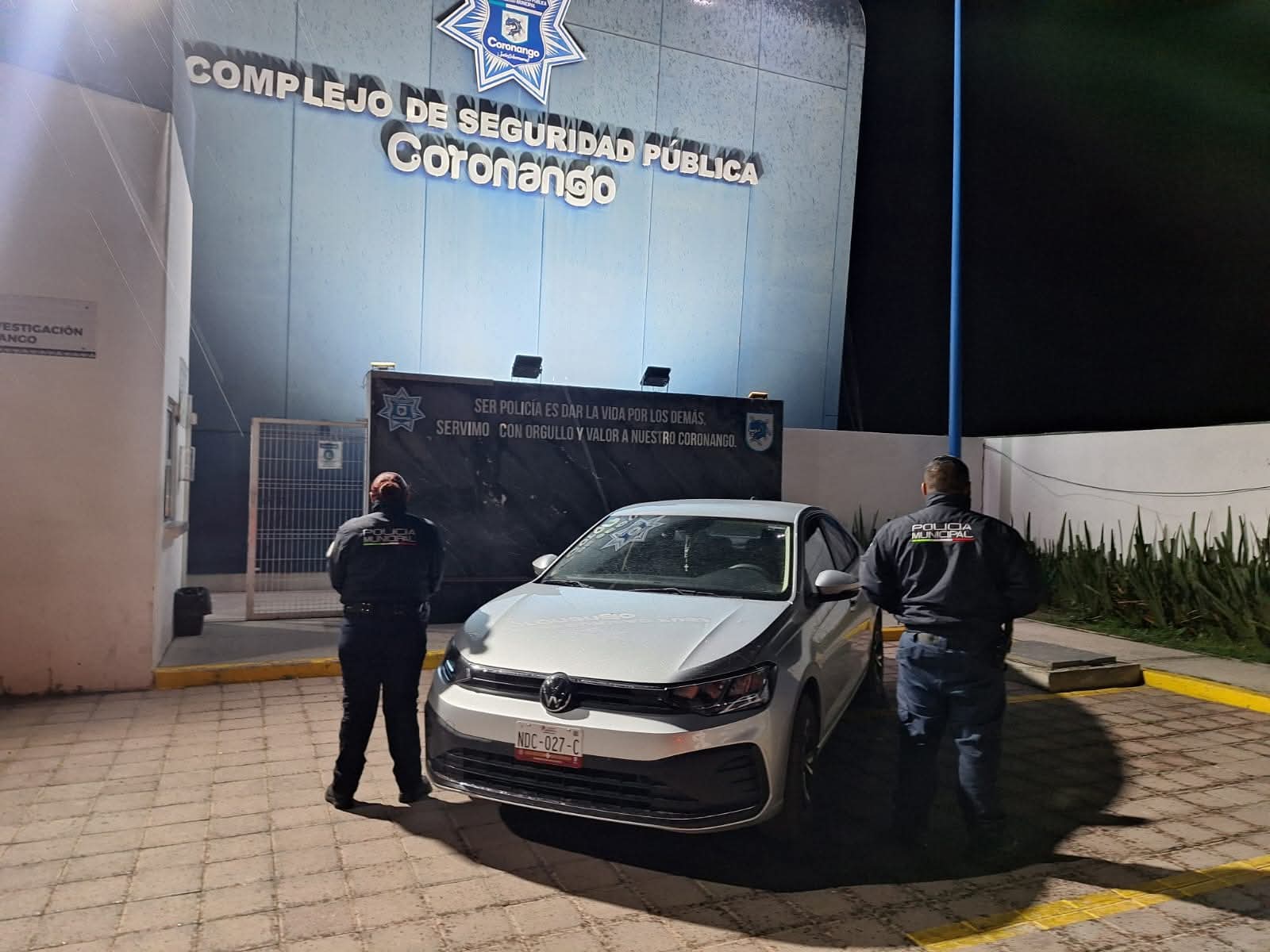 Videovigilancia en Coronango permite ubicar auto robado y detener a conductor