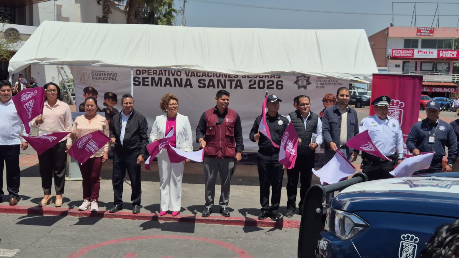 Arranca en Cuautlancingo operativo especial de seguridad por Semana Santa 2026