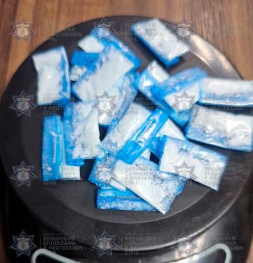 SSCyPC asegura a presunto narcomenudista 