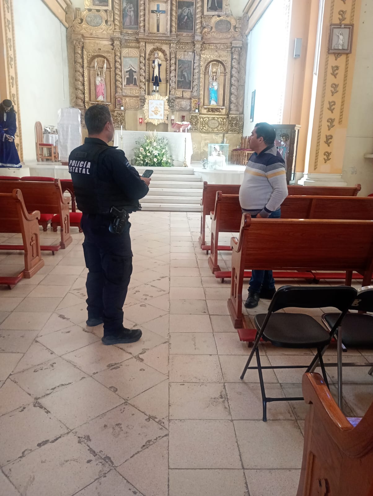 Ladrones "vacían" la iglesia de San Luis Rey en Apizaco; se llevan equipo de 70 mil pesos y las limosnas