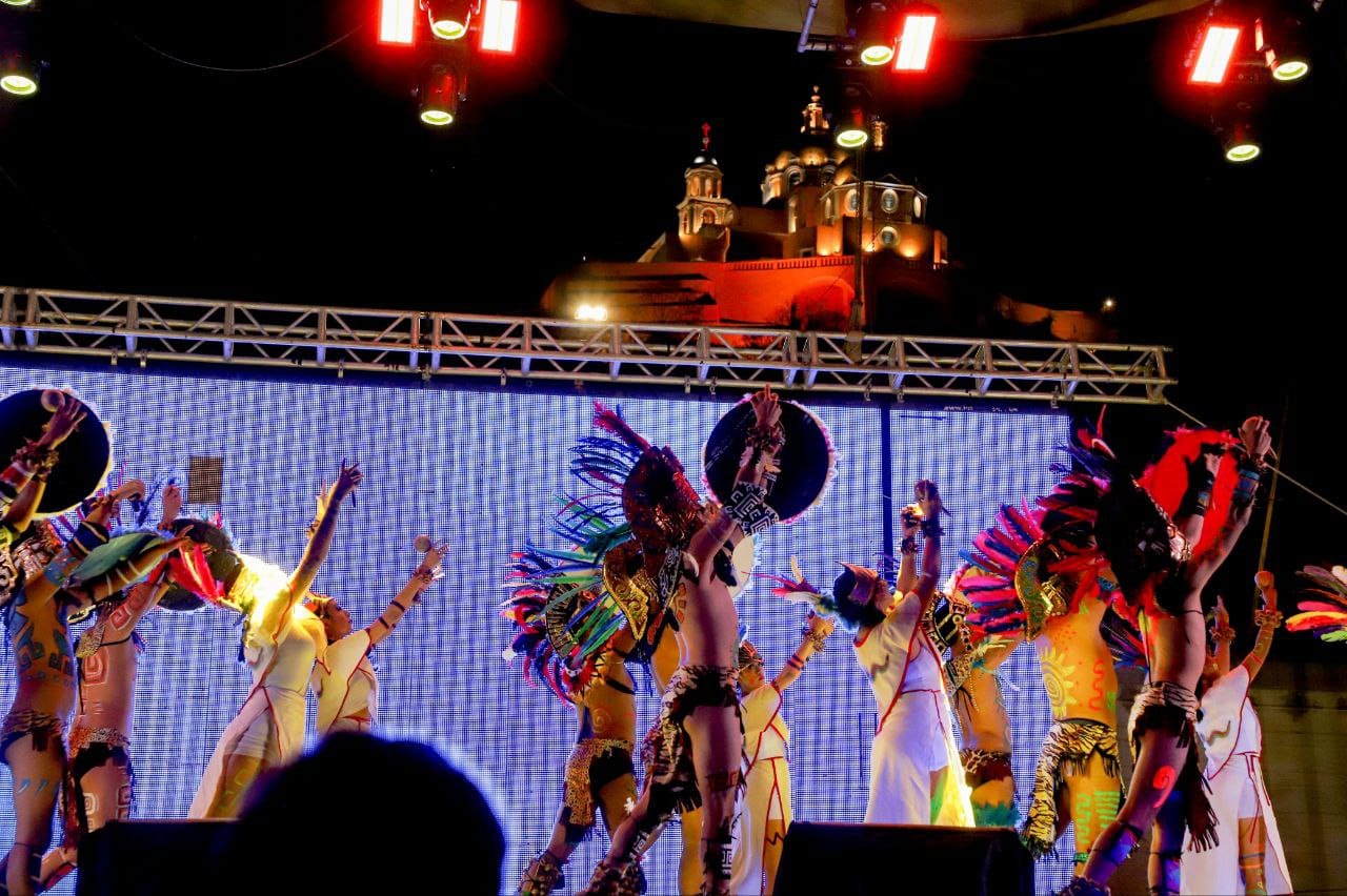 Plantean retirar escena de sacrificios humanos en escenografía del Equinoccio en San Pedro Cholula