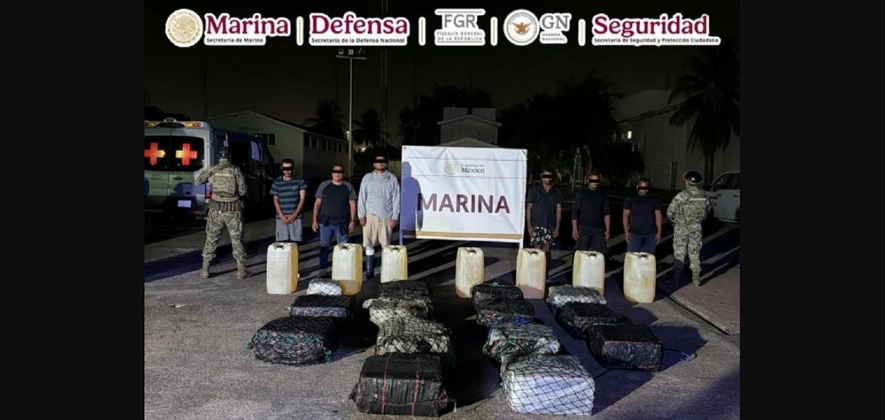 Operativo marítimo logra importante aseguramiento frente a Michoacán