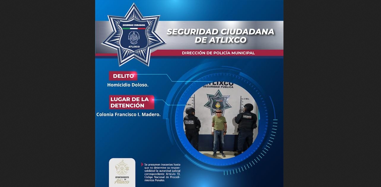 Operativo en Atlixco moviliza a cuerpos de seguridad