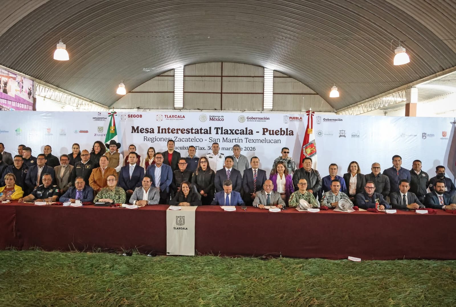 Omar Muñoz participa en Mesa Interestatal Puebla-Tlaxcala