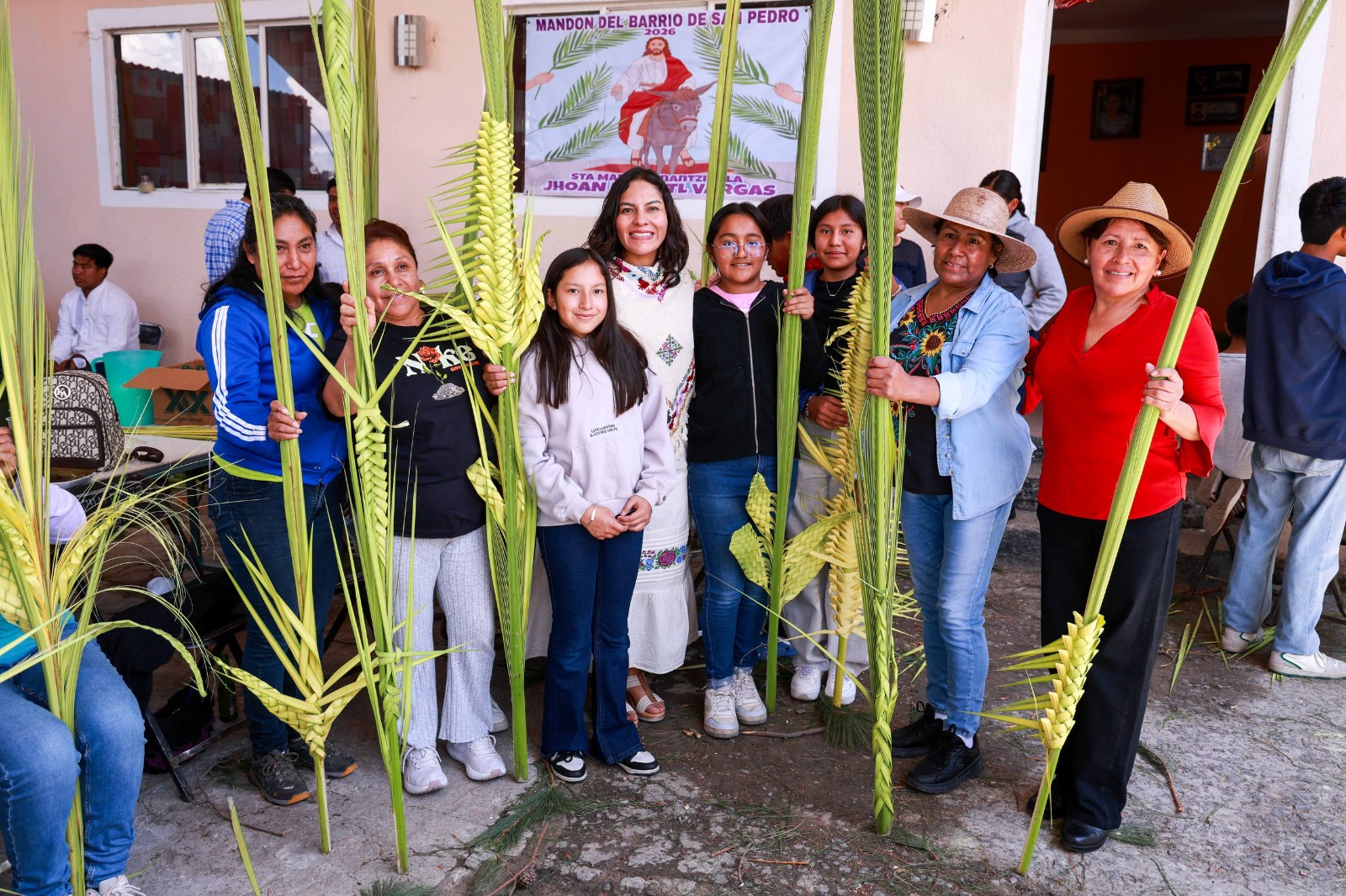 Tejido de palma en Tonantzintla, patrimonio cultural vivo de San Andrés Cholula