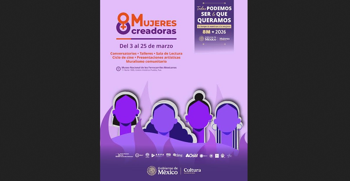 Arte, memoria y reflexión por el 8M en Puebla