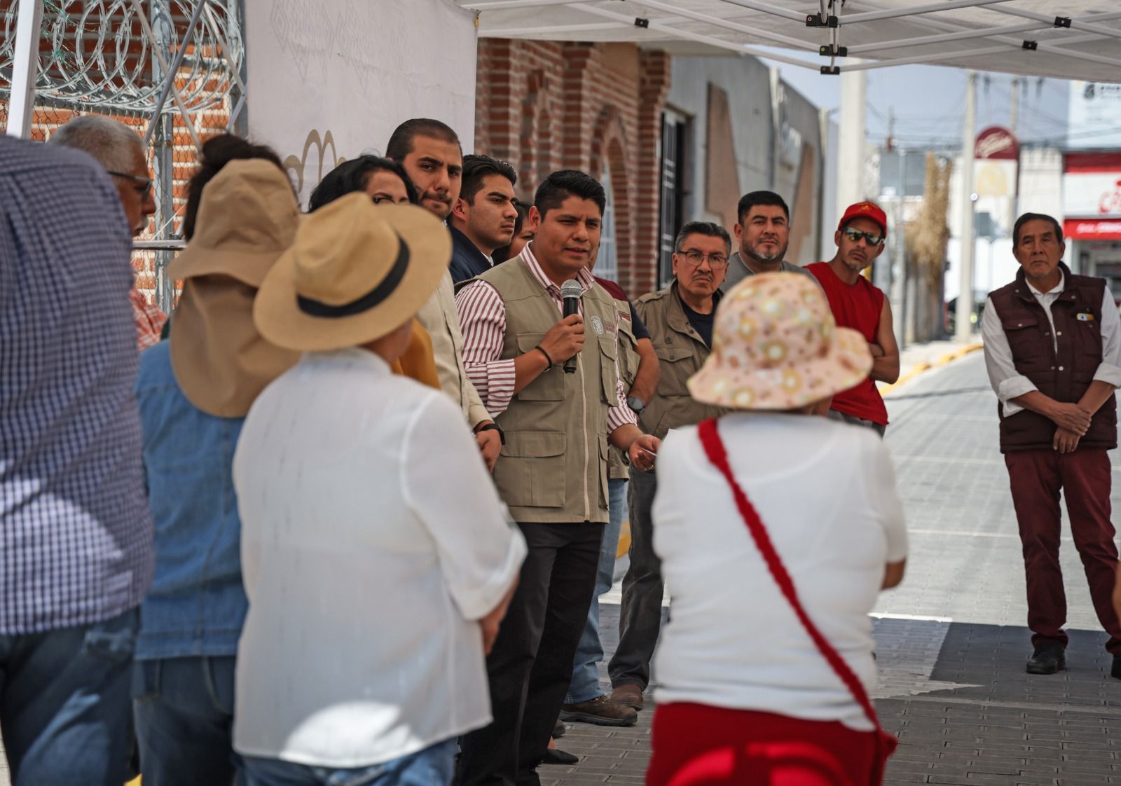 Más infraestructura vial para familias de Cuautlancingo 