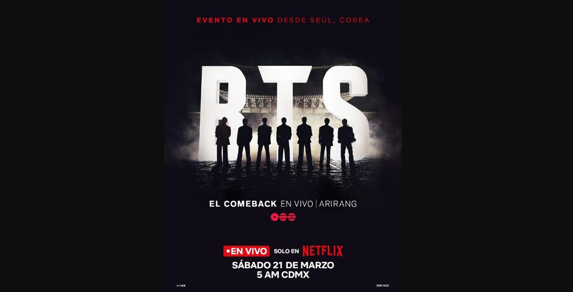Netflix revela el primer vistazo del regreso de BTS y emociona a millones de fans