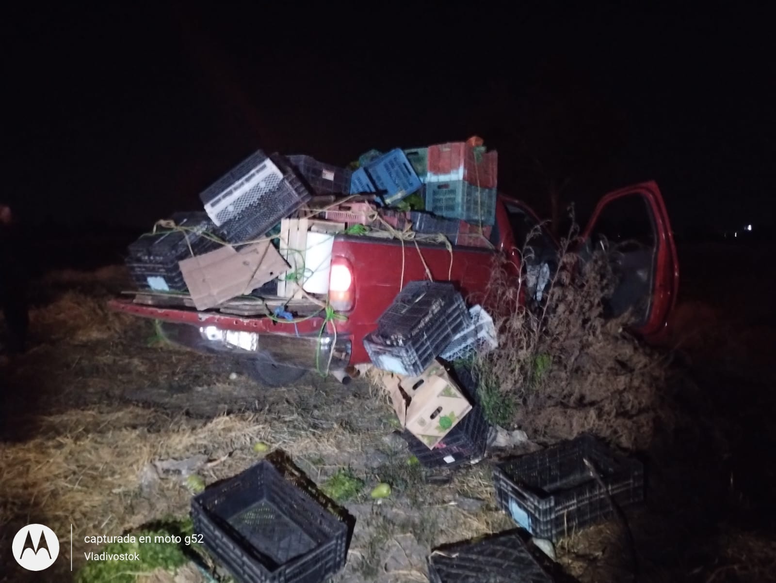 Menor de edad provoca carambola en la carretera Nanacamilpa-Francisco I. Madero