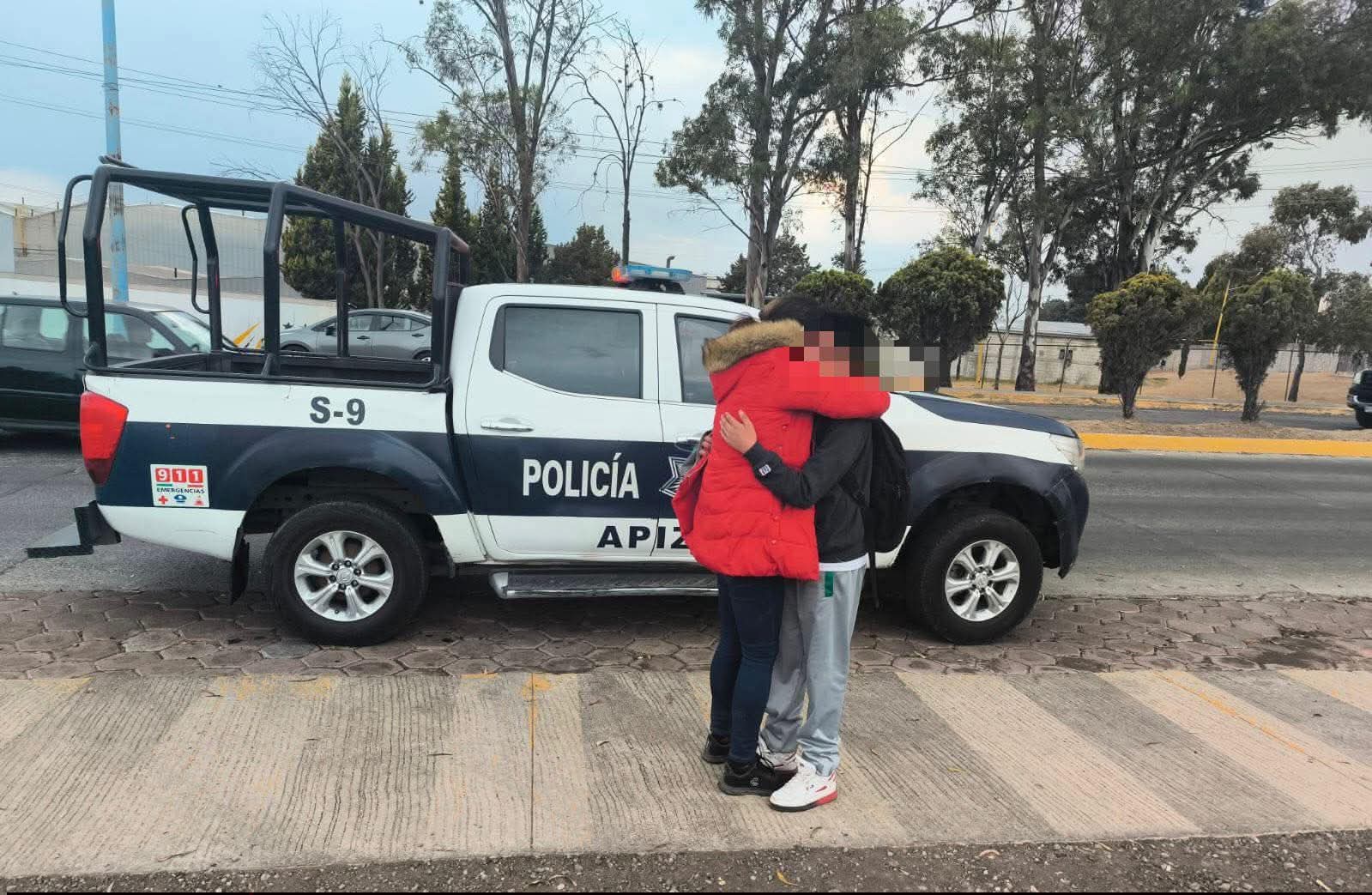 Localiza Policía Municipal de Apizaco a menor de edad reportado como desaparecido.