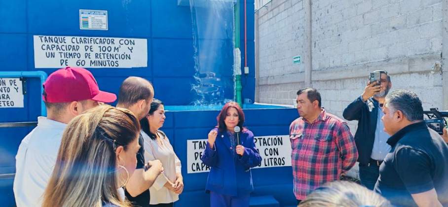 Nueva planta en Tlaxcala promete frenar contaminación del río y reciclar agua en industria de mezclilla