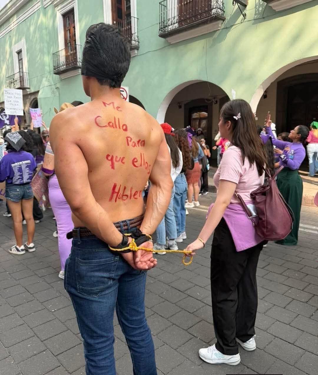 Piden Medusas Sufragistas no viralizar ni polarizar imágenes de Judas Tadeo N., del 8M