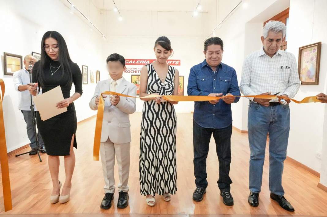 Artistas presentan exposición de pintura en Tlaxcala