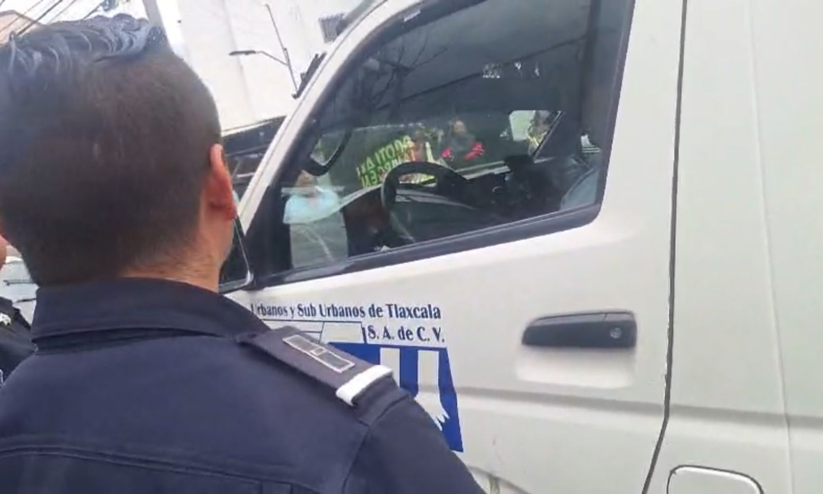 Detienen a chofer de USU tras agredir y perseguir a mujeres y una niña en Tlaxcala