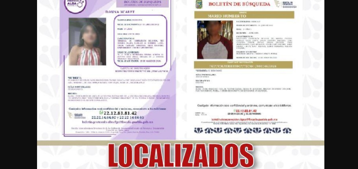 Agentes de investigación durante operativo de localización de menores.