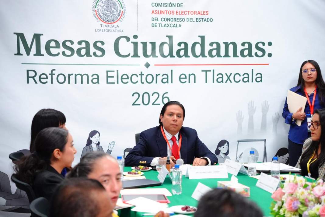 Mesa ciudadana sobre reforma electoral en Tlaxcala