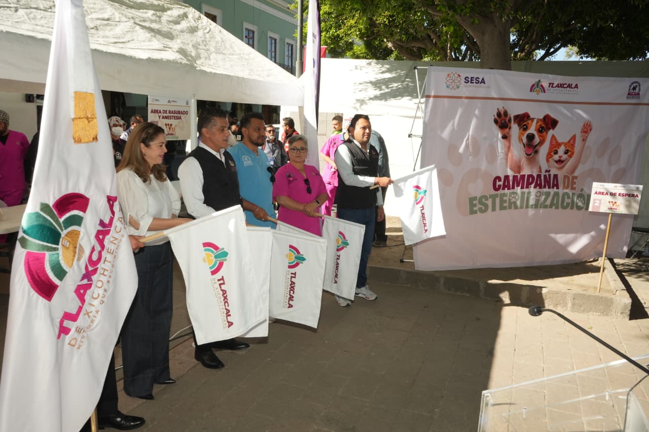 Campaña de vacunación y esterilización de mascotas en Tlaxcala